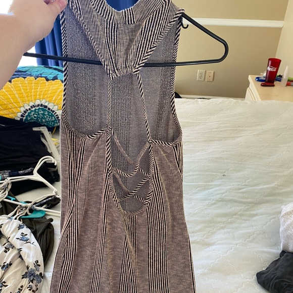 Striped Tight Dress with cutout back! - Picture 3 of 3